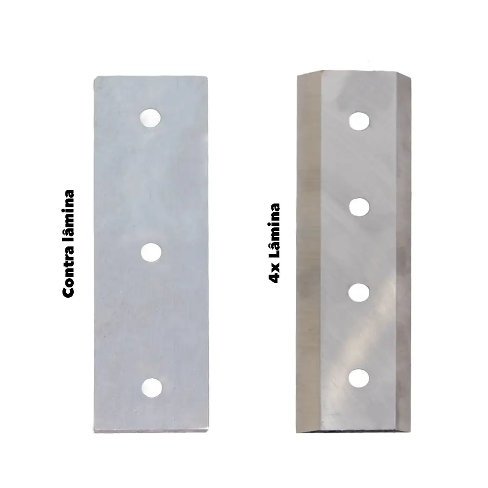 Kit 4 Lâminas c/ Contra Lâmina p/Biotriturador Donker´s BT62RS